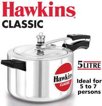 Thumbnail for HAWKIN Classic 5-Liter Aluminum Pressure Cooker