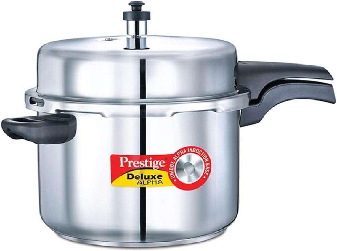 Prestige Deluxe 5.5 Liter Stainless Steel Pressure Cooker