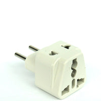 Thumbnail for Europe, Middle East and Asia - Type C 2 in 1 - Travel Plug Adapter - Popularelectronics.com