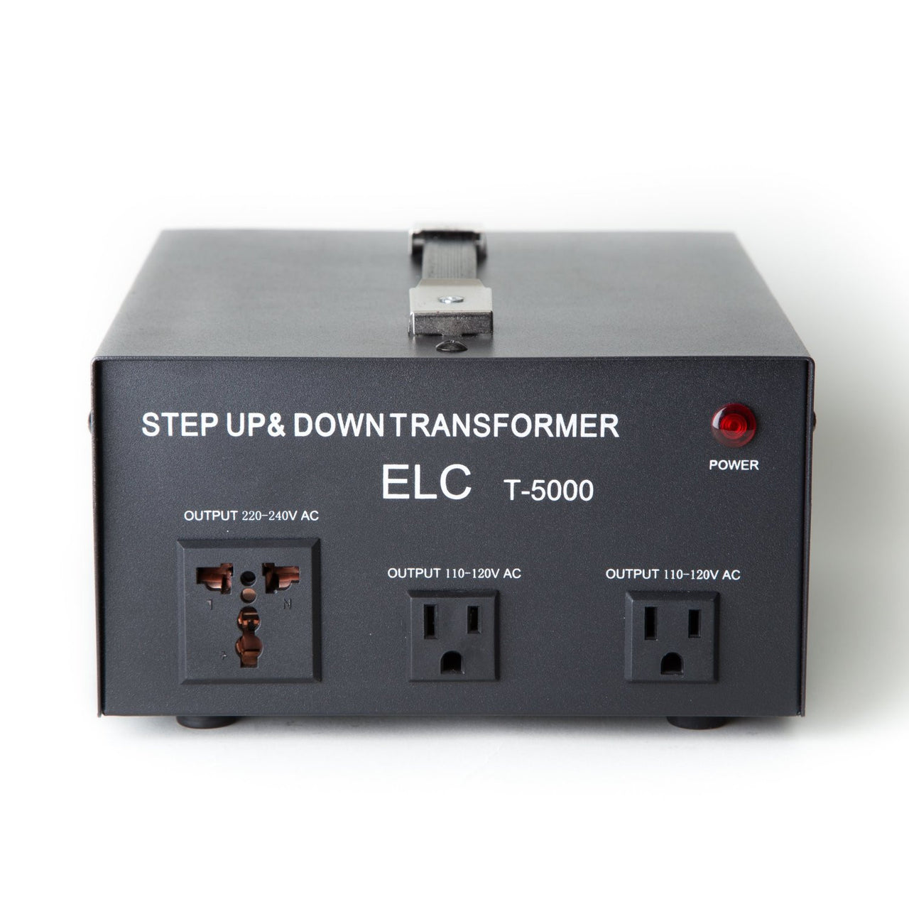 ELC 5000 Watt Voltage Converter Transformer - Dual Circuit Breaker Protection - Popularelectronics.com