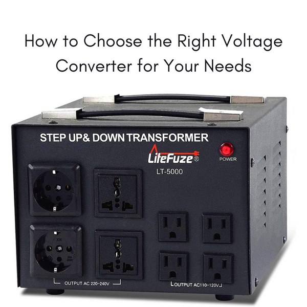 How to Choose the Right Voltage Converter for Your Needs