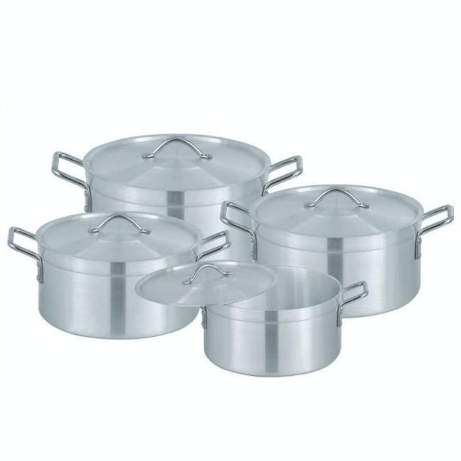 Sonex Metal Finish Heavy Ground Cooking Pots 5 Pcs Set 2x6 - 50313