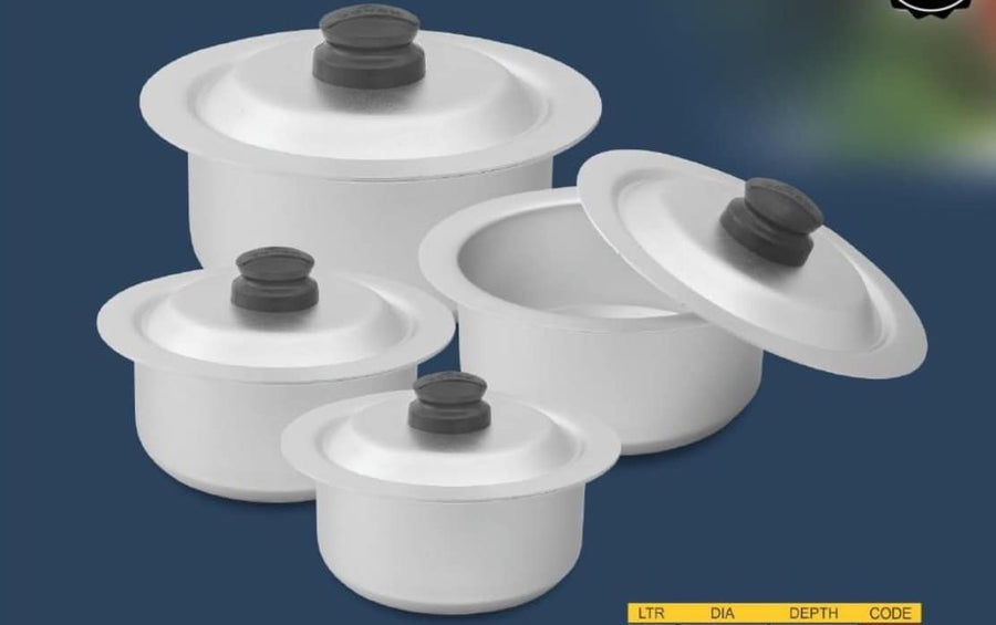 Sonex Aluminum Big Cooking Pots whole set from Size 7L, 8L, 9L, 10L - 50460-RE