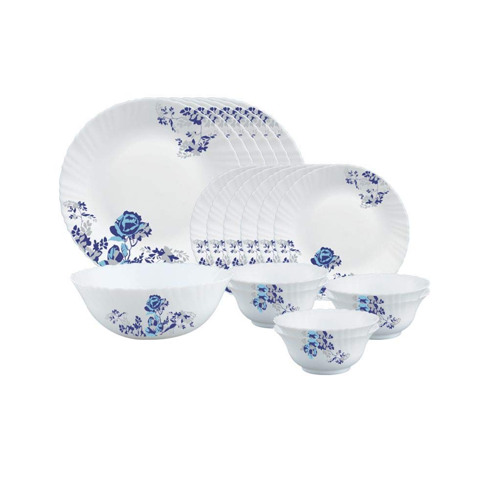 Borosil Gourmet Dinnerware Set Dinner Plates and Bowls Sets