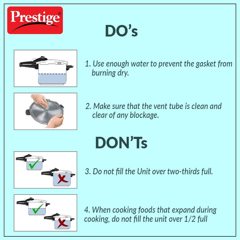 Prestige Deluxe Stainless Steel Pressure Cooker
