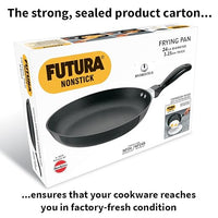 Thumbnail for Futura 10-Inch Non-Stick Fry Pan with Lid – 1.5L Stainless Steel Cooking Pan (NF26S)
