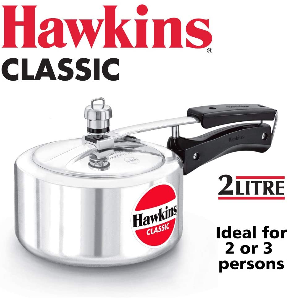 HAWKIN Classic 2-Liter Aluminum Pressure Cooker