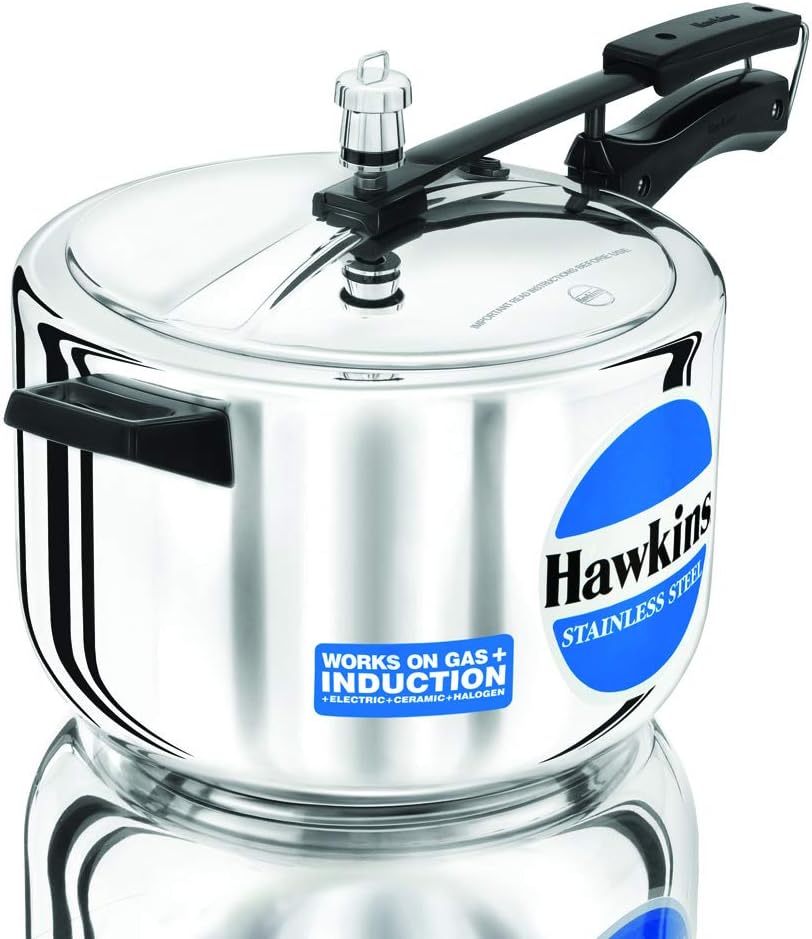 Hawkins Stainless Steel Pressure Cooker (Gas + Induction + Electric)