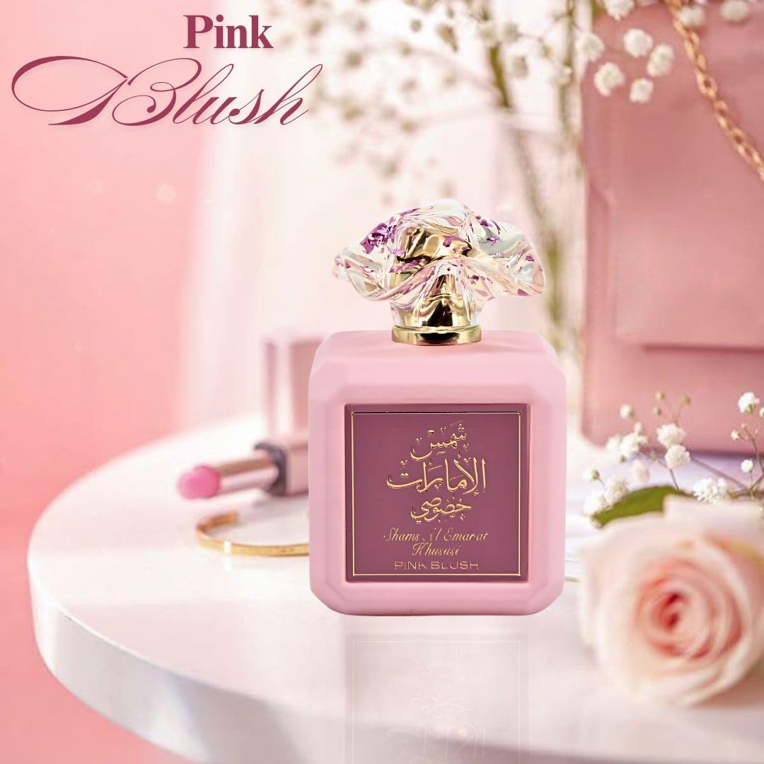 Pink Blush Shams Al Emarat Khususi (100ml) - Sweet Marshmallow & Strawberry Perfume