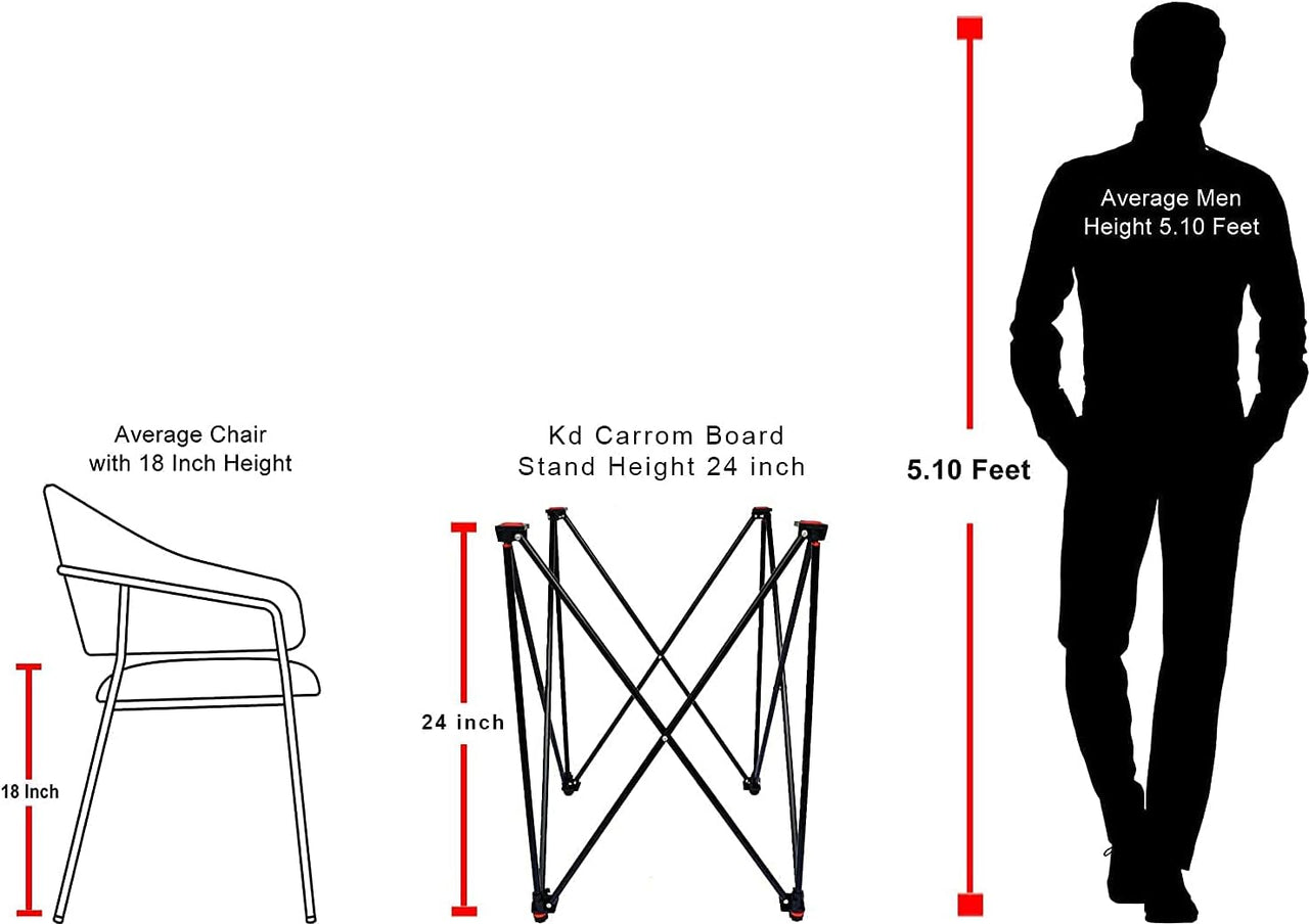 Professional Carrom Board Stand