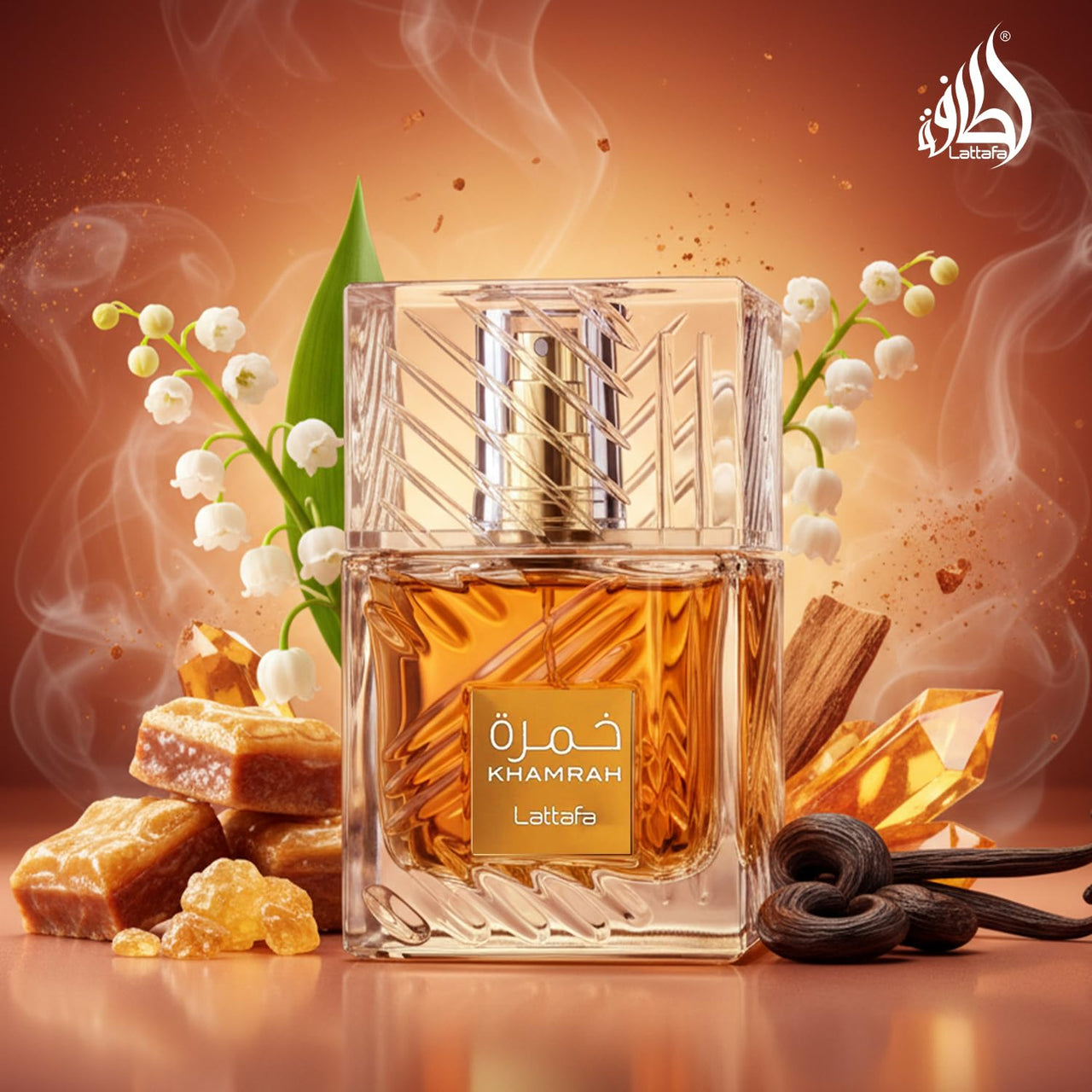 Khamrah Eau de Parfum Spray 100ml by Lattafa