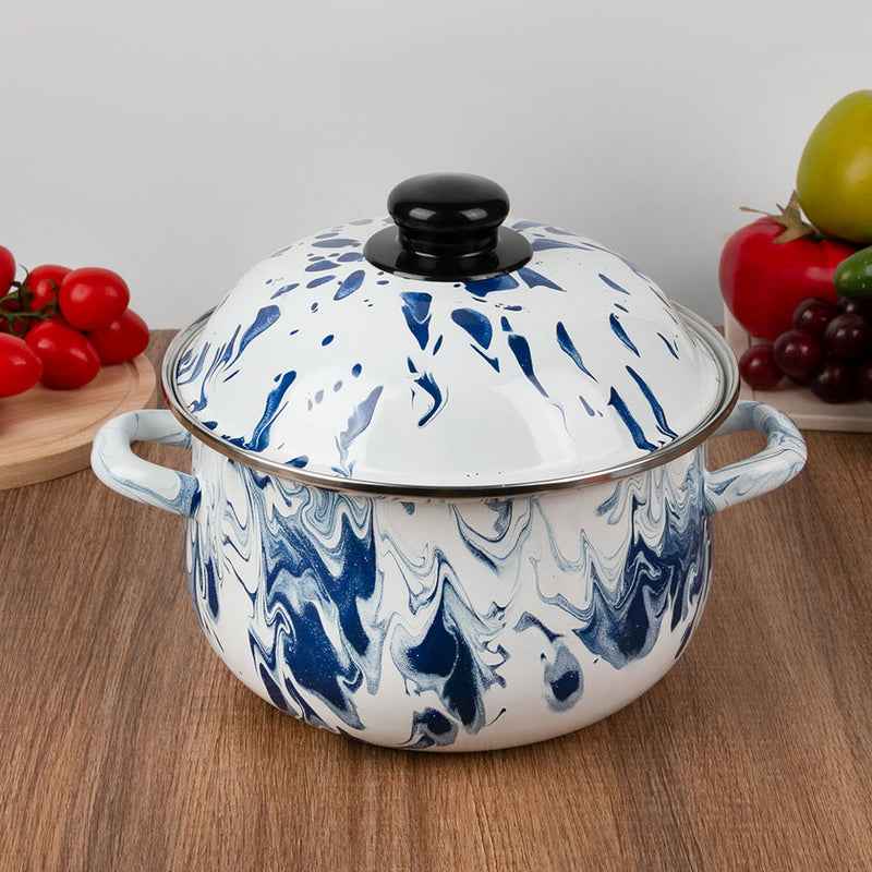 Enamel Casserole Cookware Collection: 5 Pot Sizes to Suit Every Need