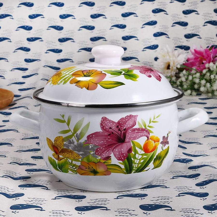 Enamel Casserole Cookware Collection: 5 Pot Sizes to Suit Every Need