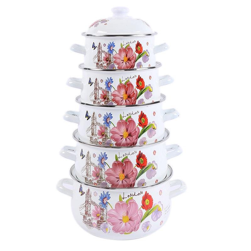 Enamel Casserole Cookware Collection: 5 Pot Sizes to Suit Every Need