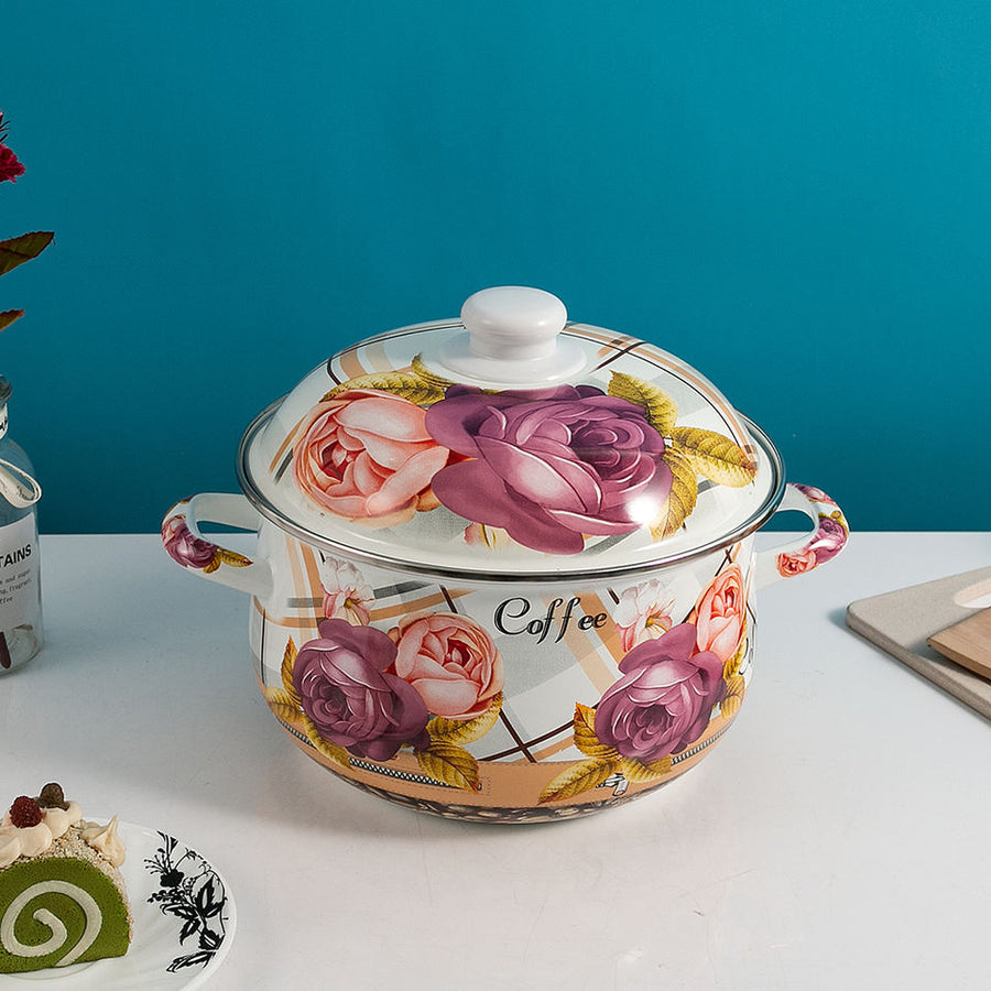 Enamel Casserole Cookware Collection: 5 Pot Sizes to Suit Every Need