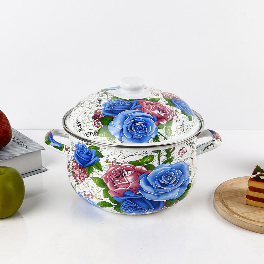 Enamel Casserole Cookware Collection: 5 Pot Sizes to Suit Every Need