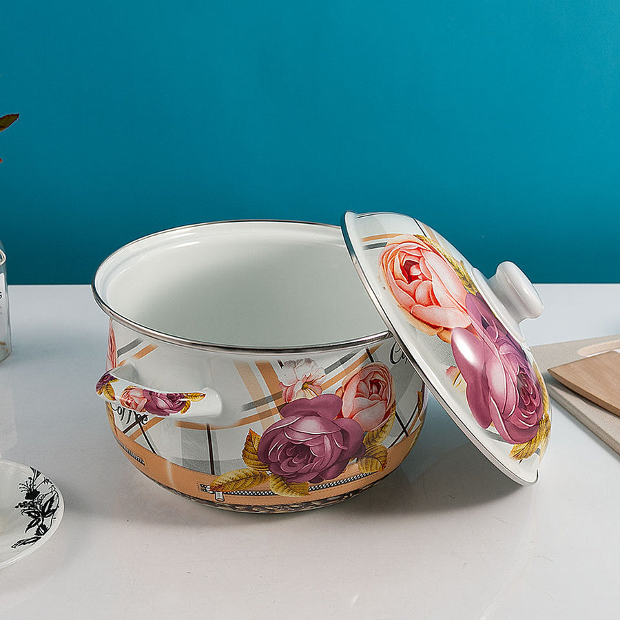 Enamel Casserole Cookware Collection: 5 Pot Sizes to Suit Every Need