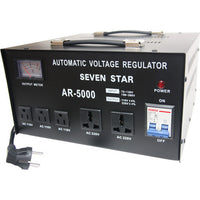 Thumbnail for Seven Star AR-5000 5000 Watt Voltage Transformer Converter Regulator - Popularelectronics.com