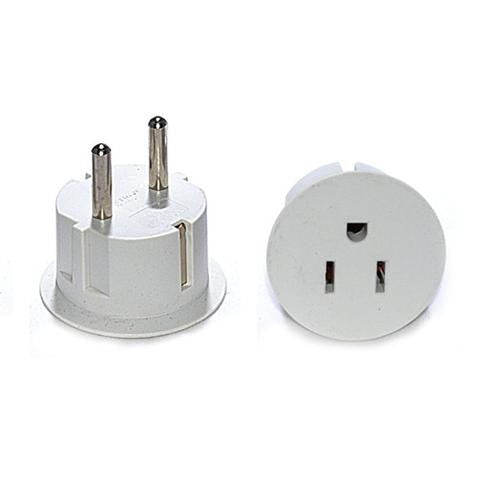 Tmvel American USA To European Schuko Germany Plug Adapters - Popularelectronics.com