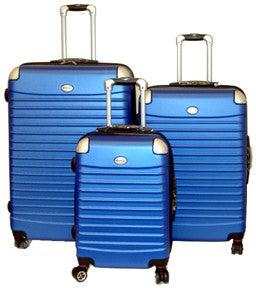 UpRight Hard Side (ABS) Spinner Luggage Light Weight - 3pc Set - Popularelectronics.com