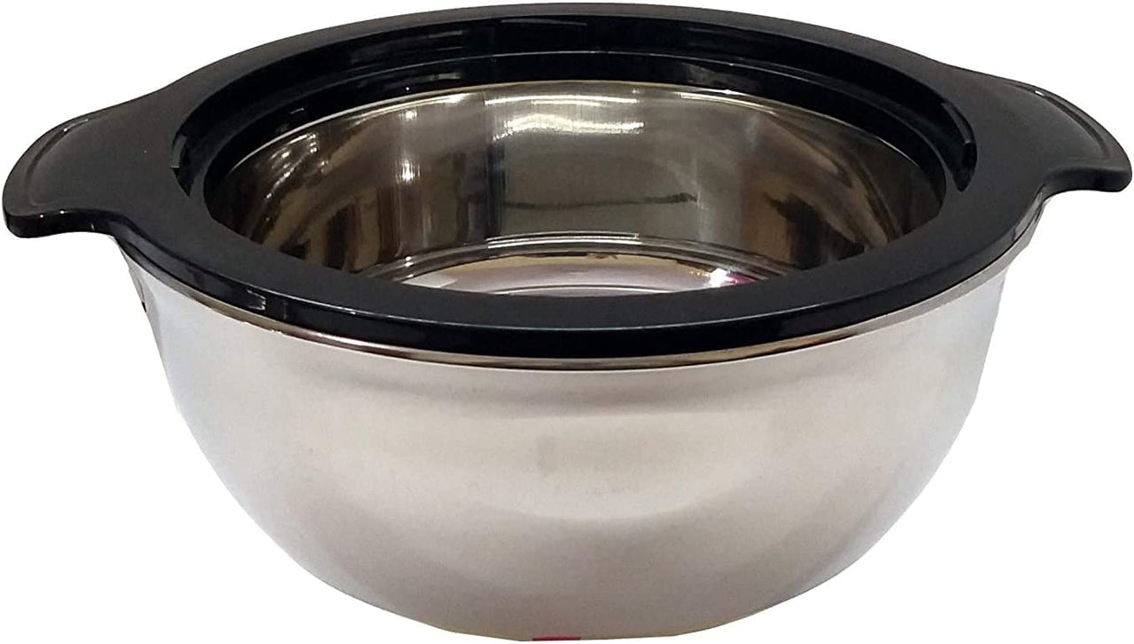 Tmvel Insulated Stainless Steel Casserole with Lid, Hot Pot Food Warmer/Cooler -Thermal Soup/Salad Serving Bowl 1600,2500,3500 ML