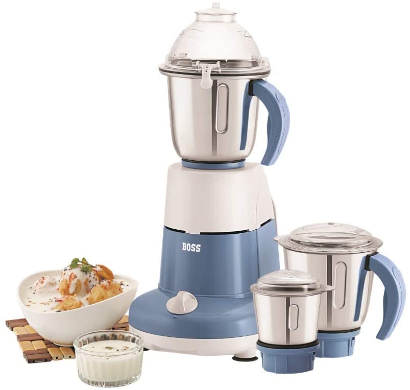 BOSS Excel Mixer Grinder, 750W, Blue