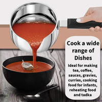 Thumbnail for Hawkins Tpan Stainless Steel saucepan Tea Pan, with Lid, 1.5 Liters