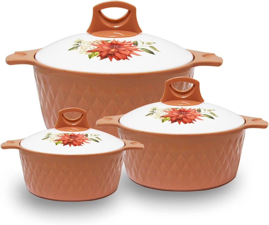 Tmvel Casserole Hotpot, Stainless Steel insulated Hot Pot, Food Warmer, Keeps Food Warm for Hours Set (2500ml, 3500ml, 5000ml)