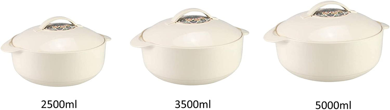 Leo Insulated Casserole Hot Pot Serving Bowl With Lid-Food Warmer