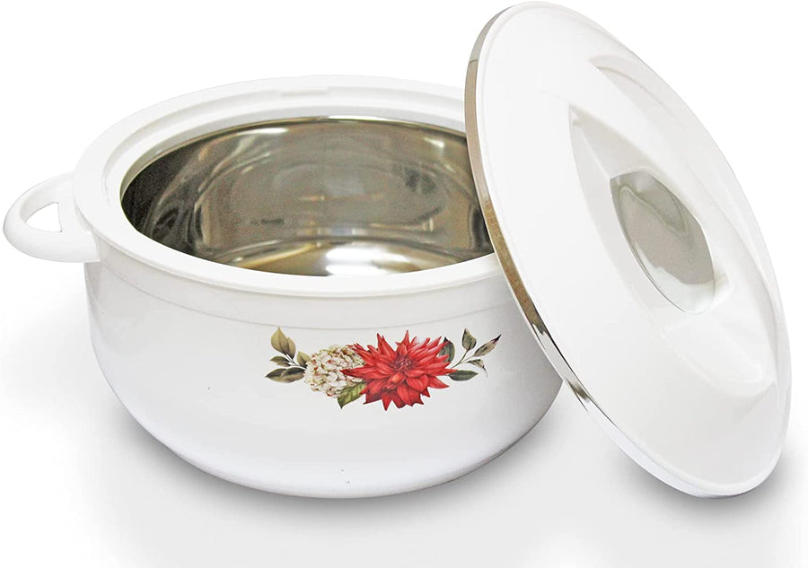 Nova Casserole Hotpot, Stainless Steel insulated Hot Pot, Food Warmer, Keeps Food Warm for Hours Set of 3 Pcs