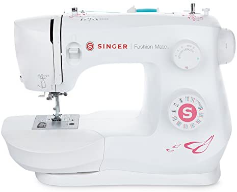 SINGER Fashion Mate 3333 Free-Arm Sewing Machine including 23Built-In Stitches Fully Built-in 4-step Buttonhole, Automatic Needle Threader, LED Light, perfect for sewing all types of fabrics with ease