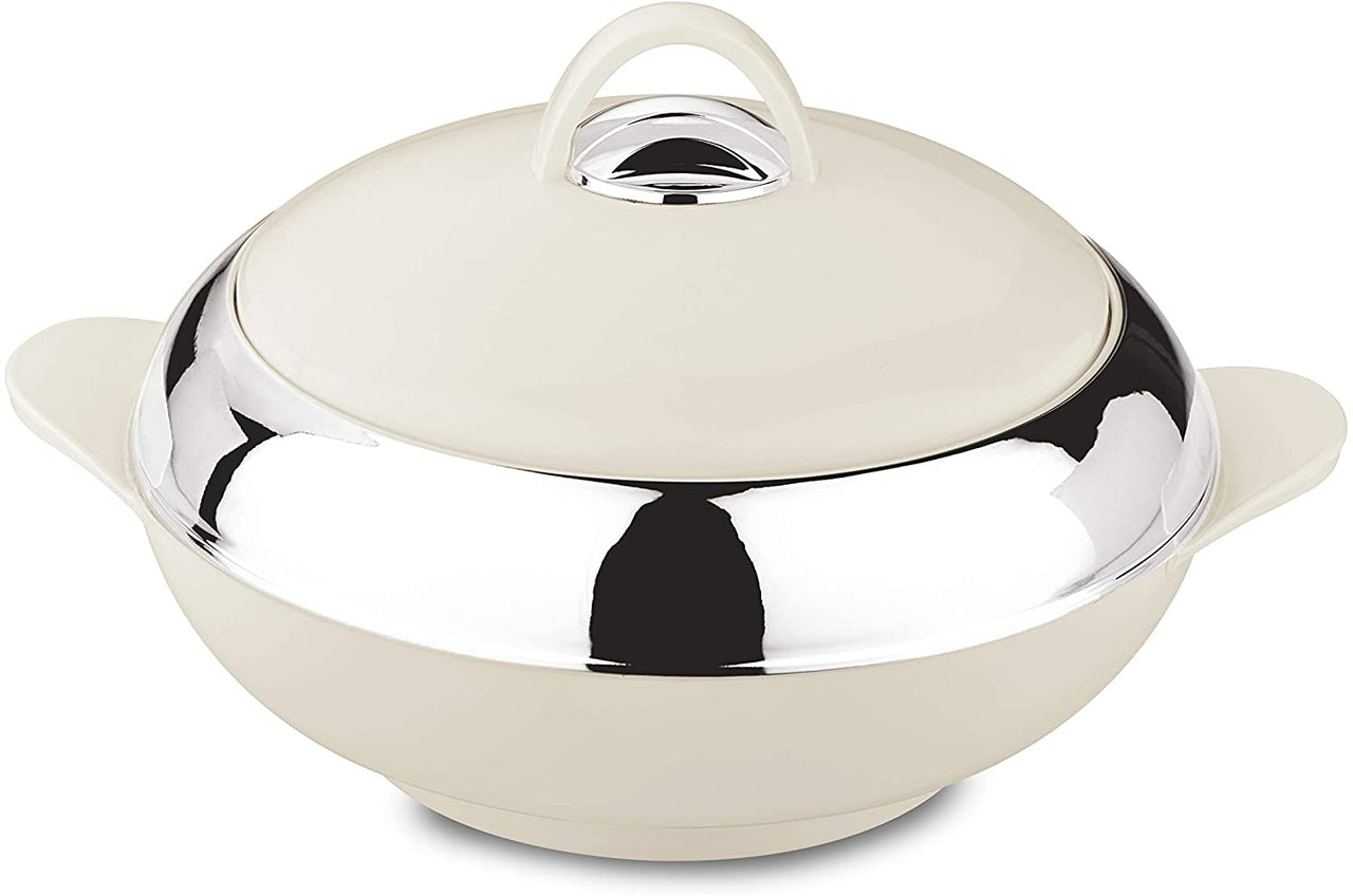 Crescent Insulated Casserole Hot Pot Serving Bowl With Lid-Food Warmer