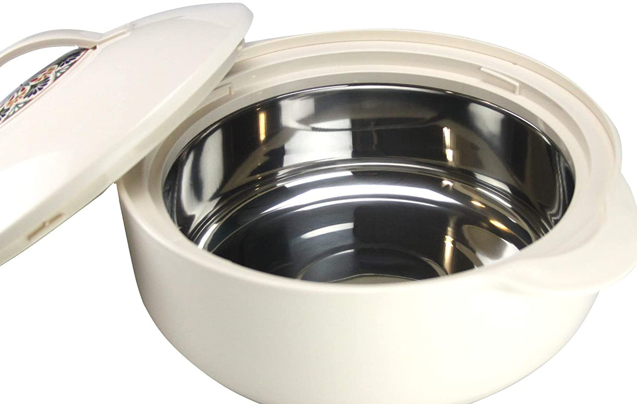 Leo Insulated Casserole Hot Pot Serving Bowl With Lid-Food Warmer