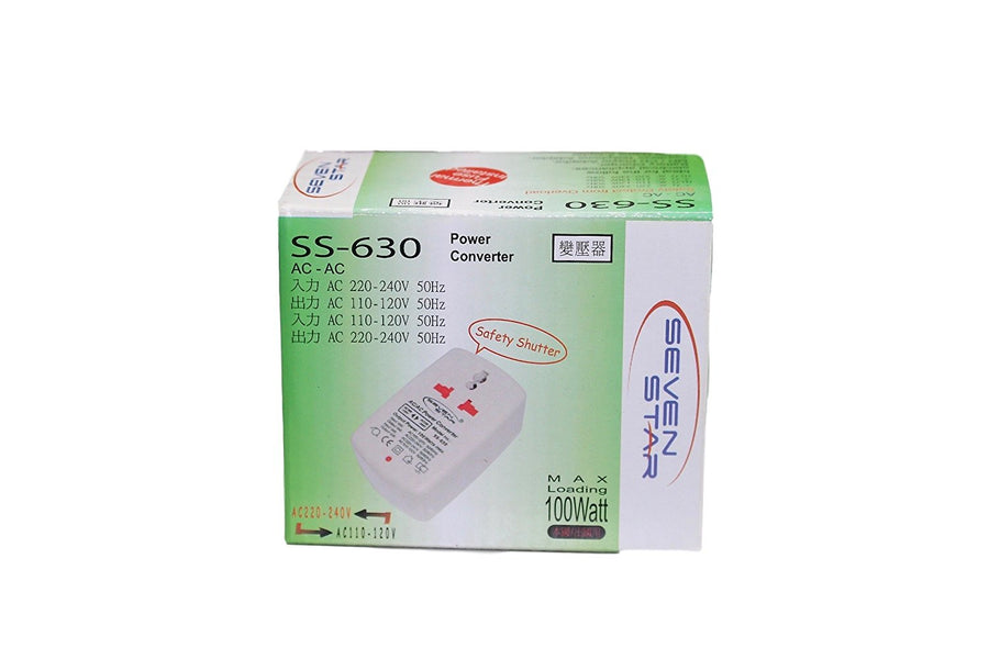 100 Watt Step Up/Down Universal Travel Voltage Converter - Popularelectronics.com