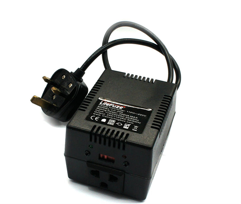 LiteFuze 200 Watts Voltage Converter Transformer Step UP/Down - Popularelectronics.com