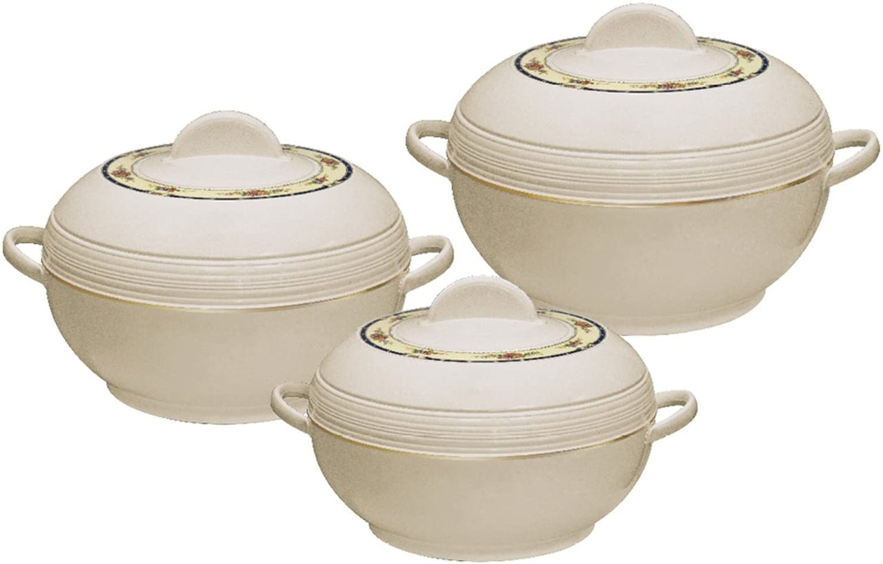 Tmvel Ambiente Insulated Casserole Hot Pot Casserole, 1.2 1.6 And 2.5 Litre