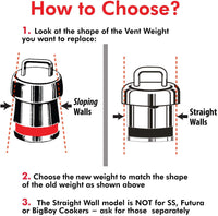 Thumbnail for Hawkins Pressure Regulator for Classic Aluminum and Stainless Steel Pressure Cookers from 1.5L to 12L