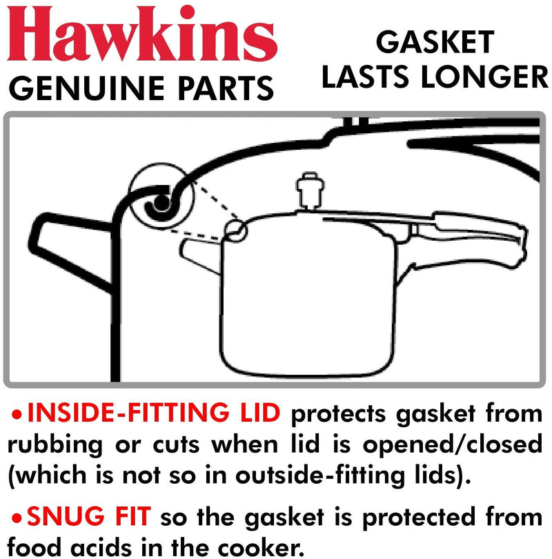 Hawkins A10-09 Gasket Sealing Ring for Pressure Cookers, 2 to 4-Liter