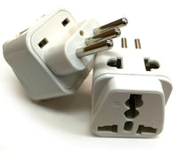 Thumbnail for Italy, Chile, Uruguay - Type L 2 in 1 - Travel Plug Adapter - Popularelectronics.com