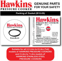 Thumbnail for Hawkins Gasket for 3.5 to 8-Liter Pressure Cooker Sealing Ring, Medium