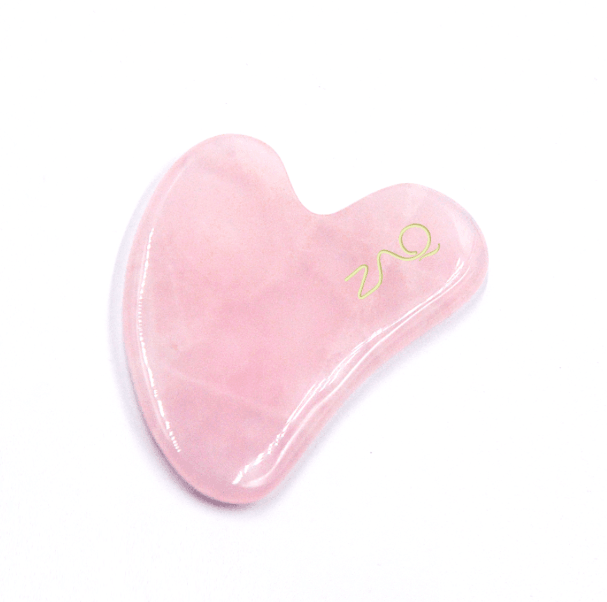 ZAQ Rose Quartz Gua Sha Board