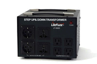 Thumbnail for LiteFuze LT-5000 5000 Watt Smart Voltage Converter Transformer - Popularelectronics.com