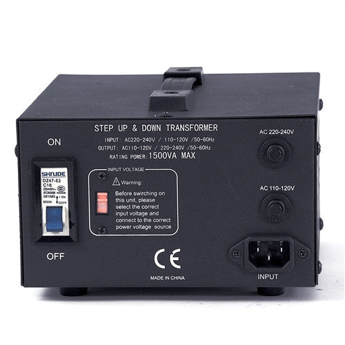 LiteFuze LT-1500 1500 Watt Smart Voltage Converter Transformer - Popularelectronics.com