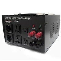 Thumbnail for LiteFuze LT-15000 15,000 Watt Smart Voltage Converter Transformer - Popularelectronics.com