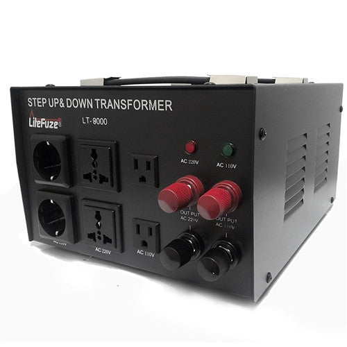 LiteFuze LT-15000 15,000 Watt Smart Voltage Converter Transformer - Popularelectronics.com
