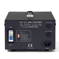 Thumbnail for LiteFuze LT-2000 2000 Watt Smart Voltage Converter Transformer - Popularelectronics.com