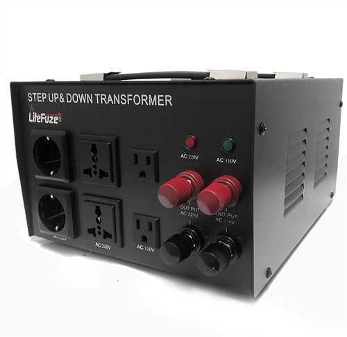 LiteFuze LT-20000 20,000 Watt Smart Voltage Converter Transformer - Popularelectronics.com