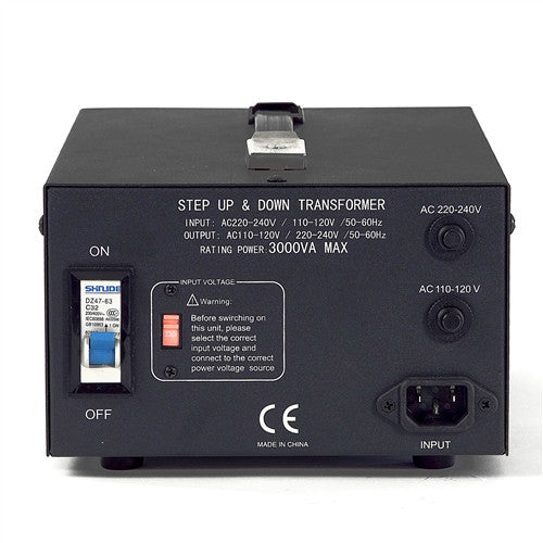 LiteFuze LT-3000 3000 Watt Smart Voltage Converter Transformer - Popularelectronics.com