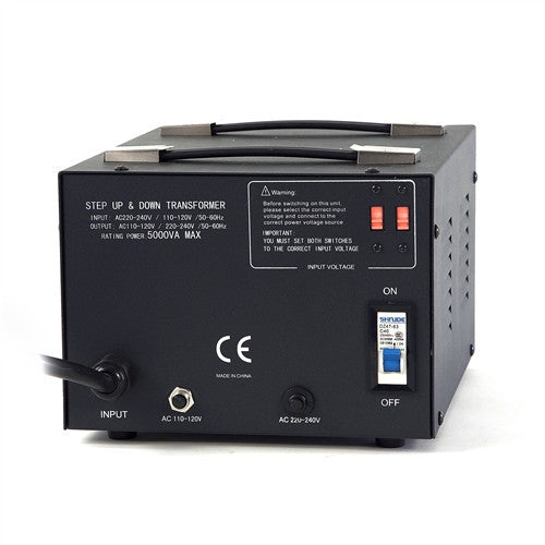 LiteFuze LT-5000 5000 Watt Smart Voltage Converter Transformer - Popularelectronics.com