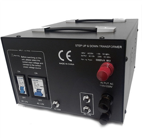 LiteFuze LT-8000 8000 Watt Smart Voltage Converter Transformer - Popularelectronics.com